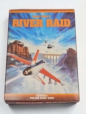 Activision River Raid for Atari 5200 Complete in Box 1982 Vintage Video Game